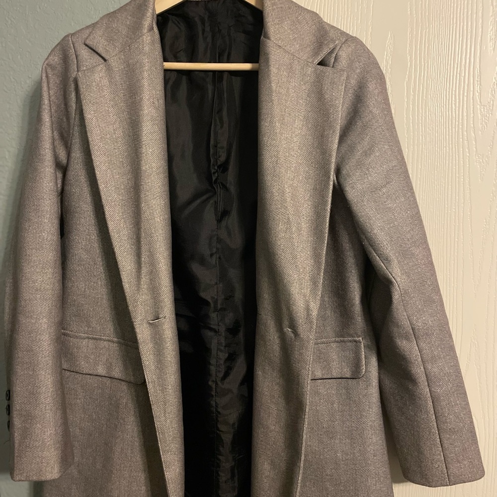 Grey coat
